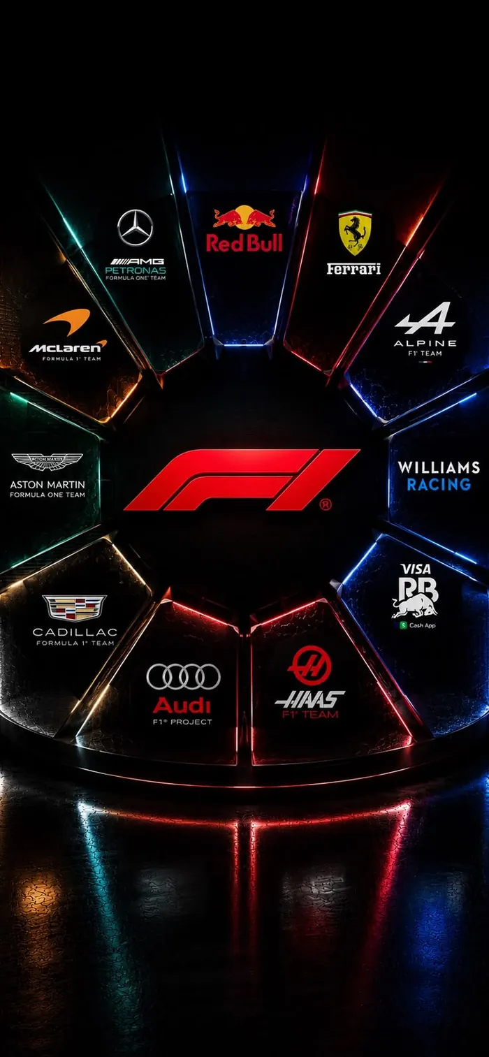 Formule 1-poster ter illustratie